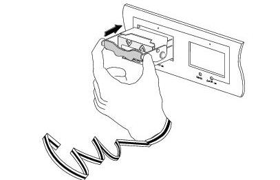 Pivot the bail clasp up so that it is parallel with the transceiver module body